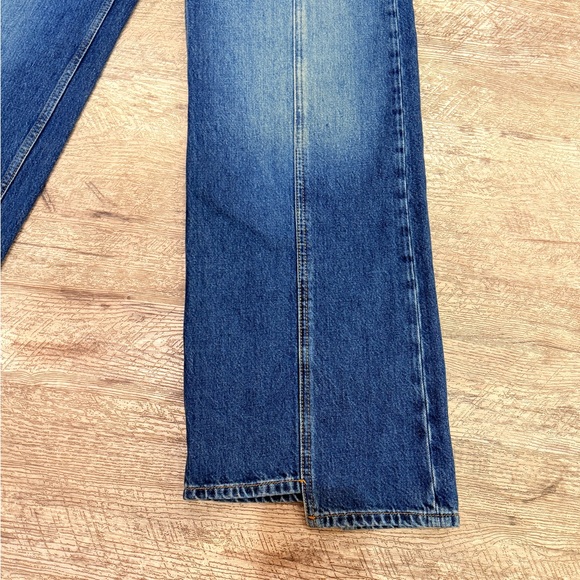 Reformation Dark Blue Cary High Rise Flare Jeans NWT - Picture 10 of 11